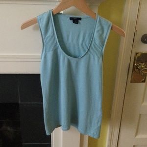 Vintage Y2K Gap Racerback Sweater Tank Blue -  Sz Small